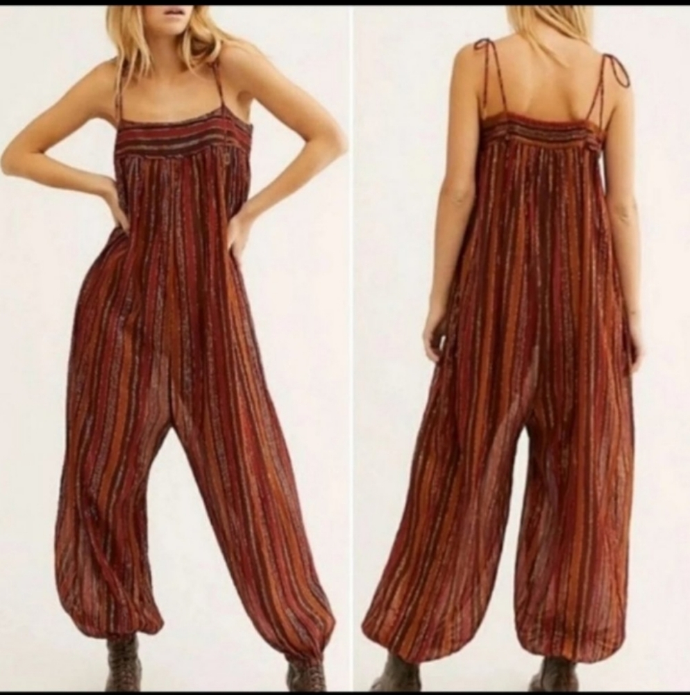 Free People Lurex Jumpsuit